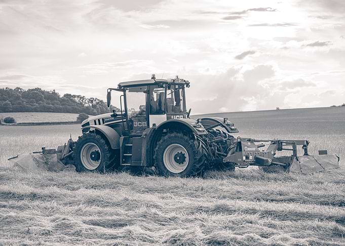 Farmer getting it done