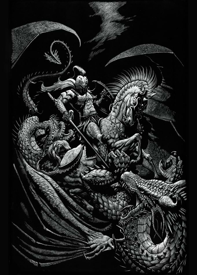 ST GEORGE and THE DRAGON