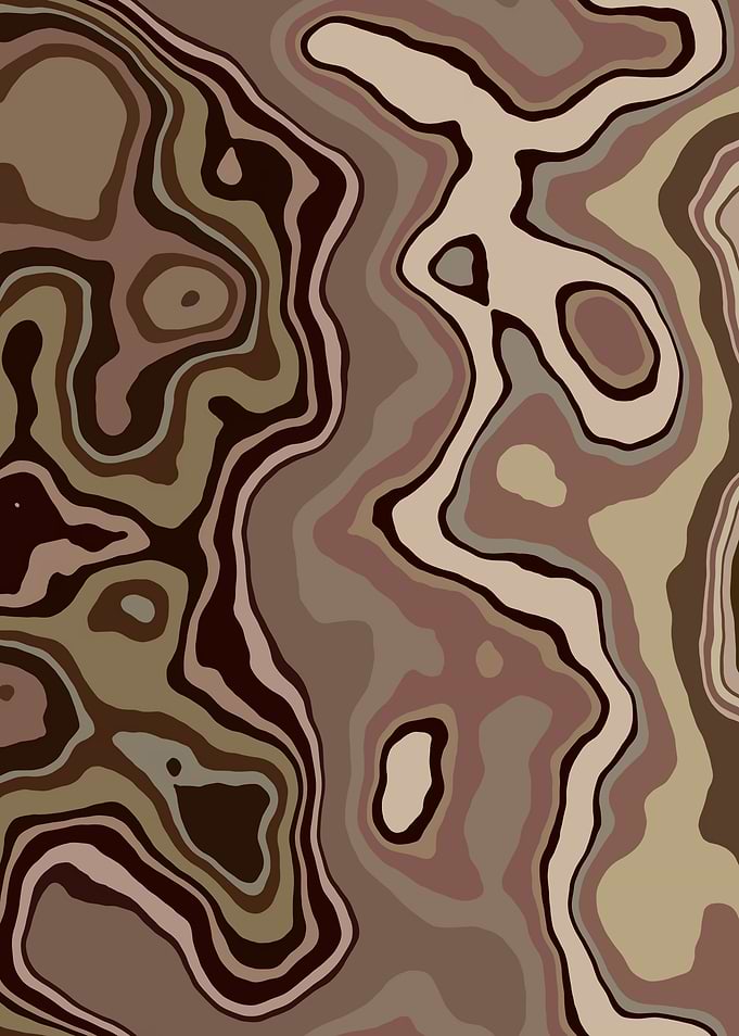 Abstract Marble Art