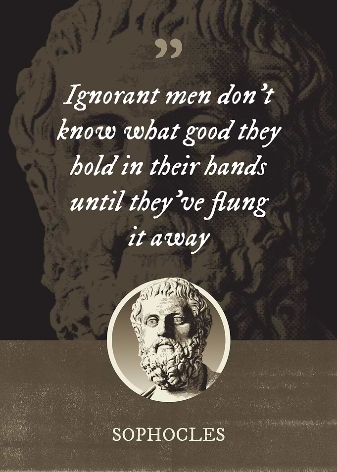 Ignorant men dont know