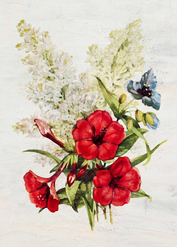 Simple Floral Painting 3