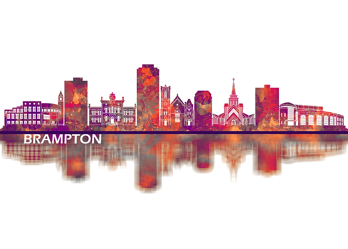 Brampton Canada Skyline