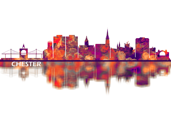 Chester England skyline
