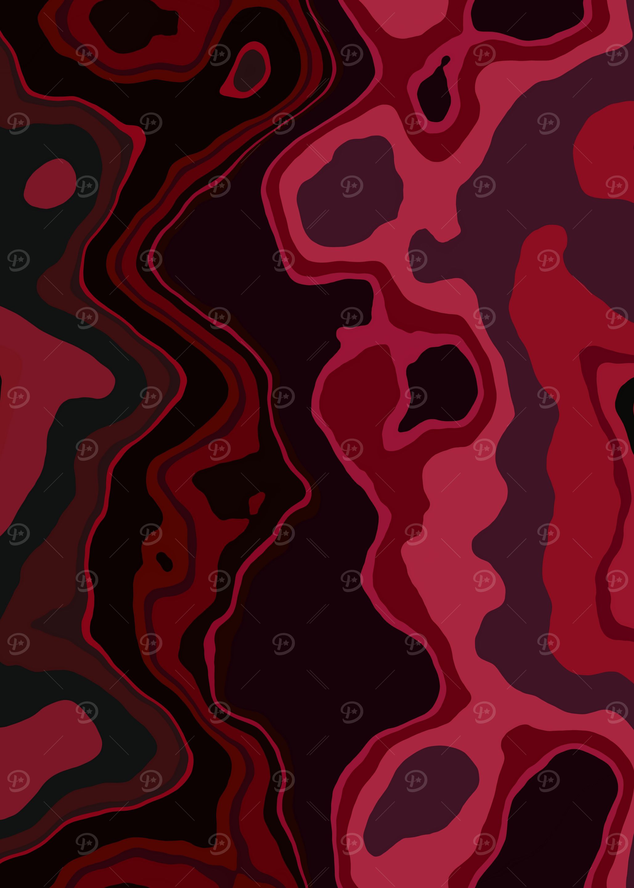 Abstract Marble Art