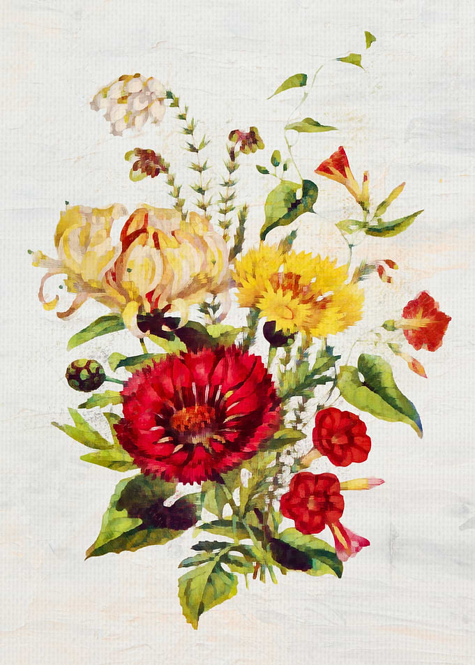 Simple Floral Painting 6