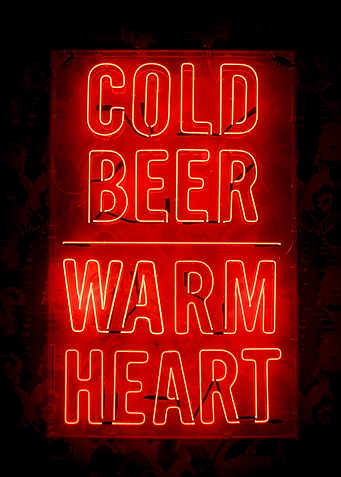 Cold Beer Neon Sign
