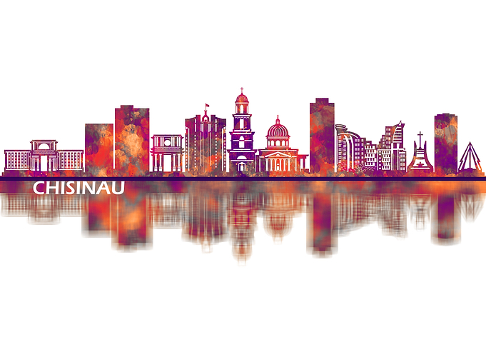 Chisinau Moldova Skyline
