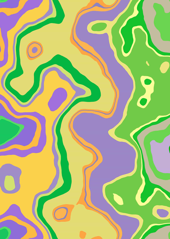 Abstract Marble Art