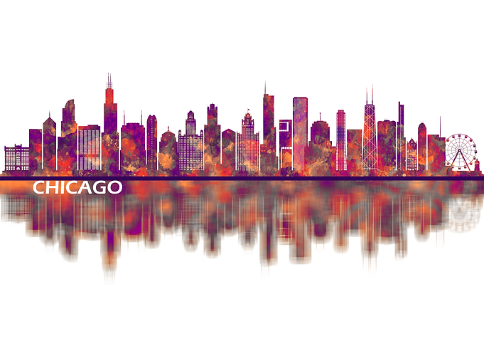 Chicago Illinois Skyline