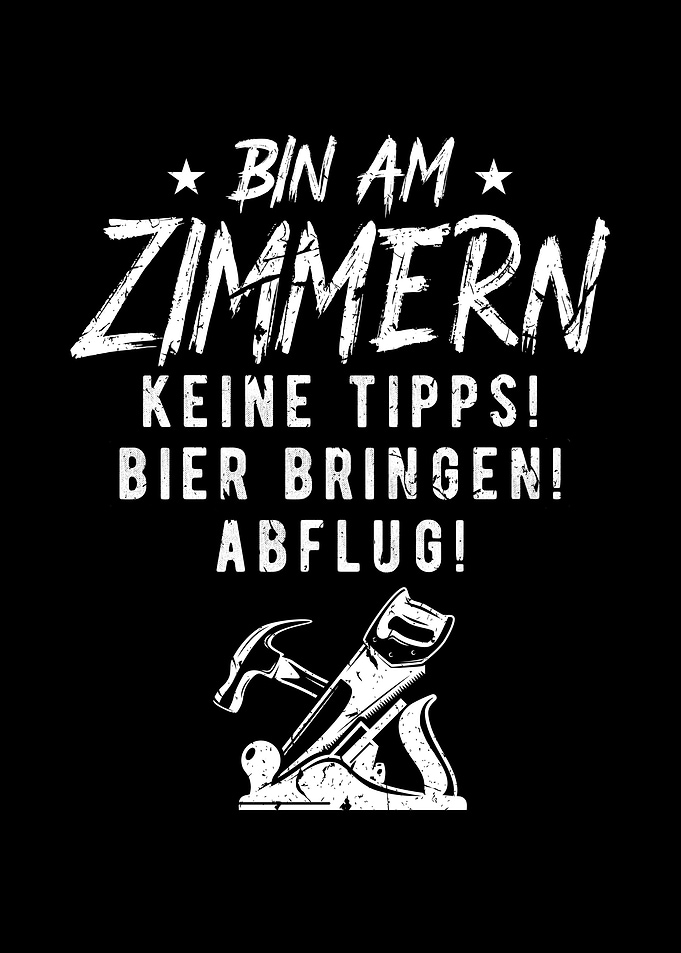 Zimmerer Handwerk Geschenk