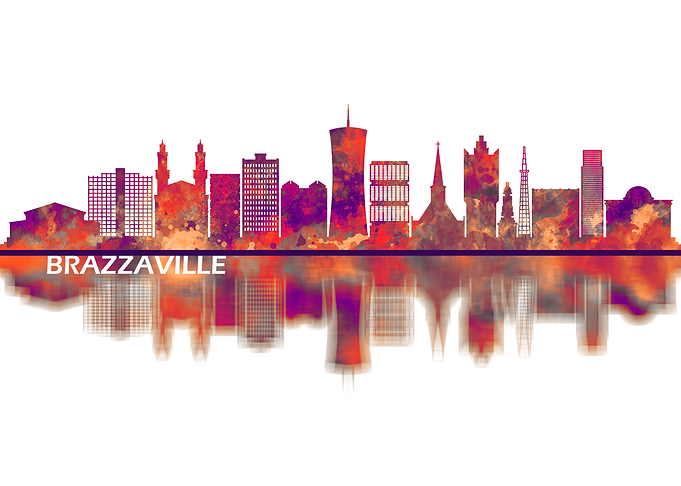 Brazzaville Congo skyline