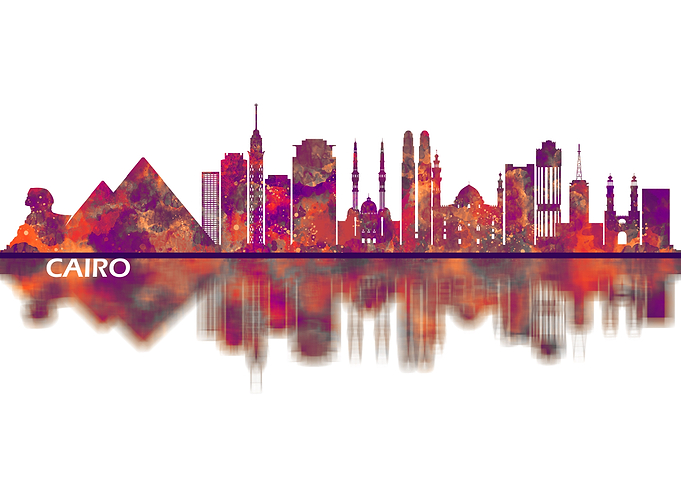 Cairo Egypt Skyline