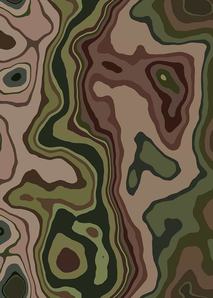 Abstract Marble Art