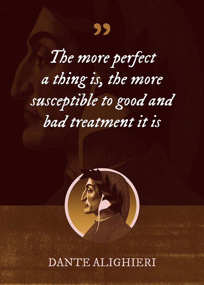 The more perfect a thing