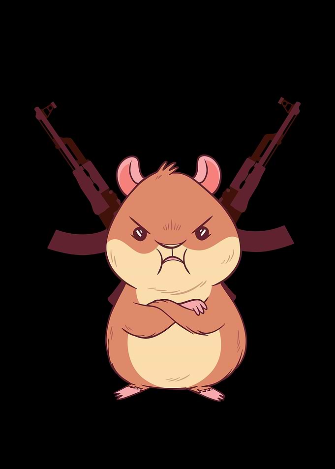 Gangster hamster