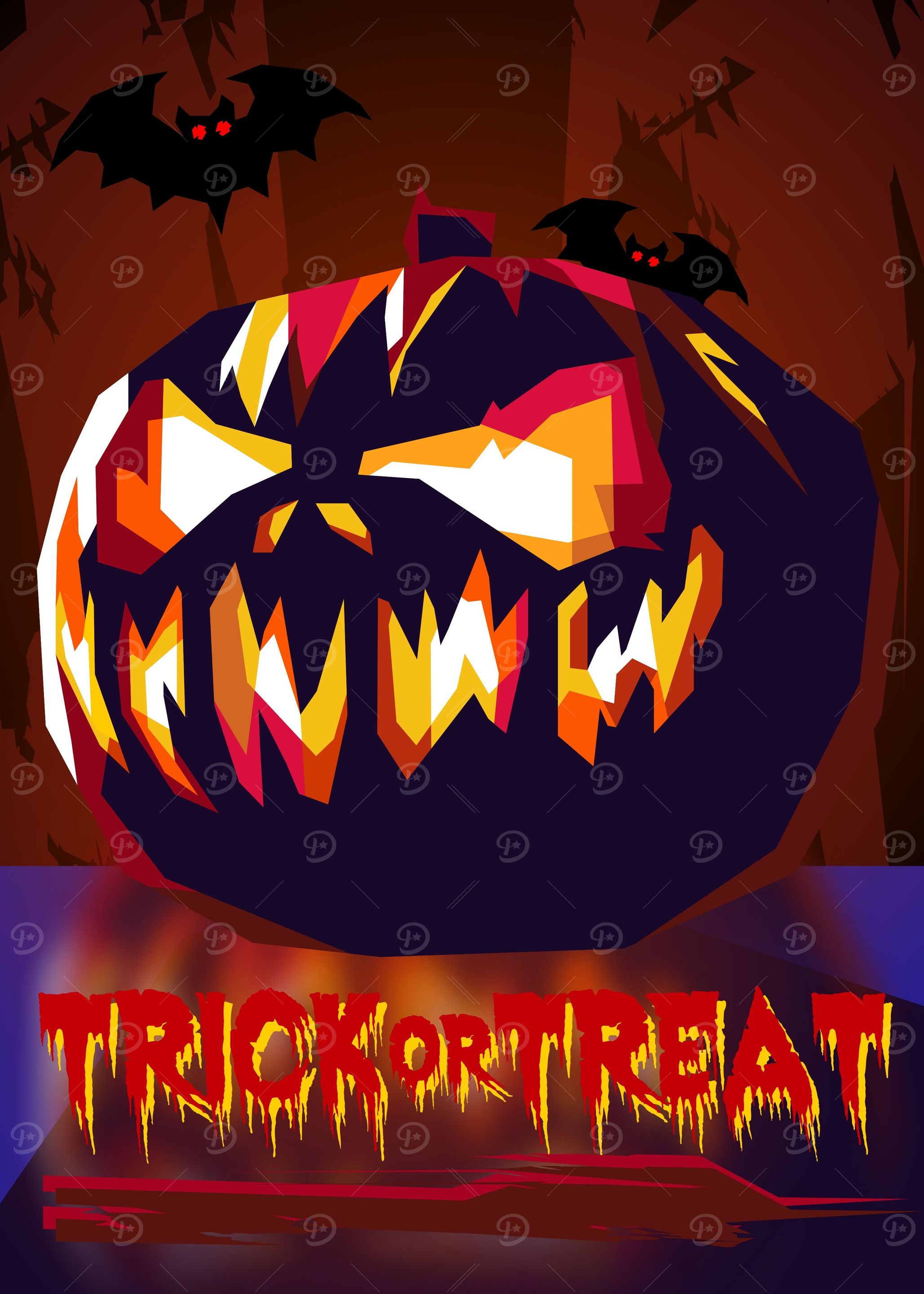 Halloween Pop Art