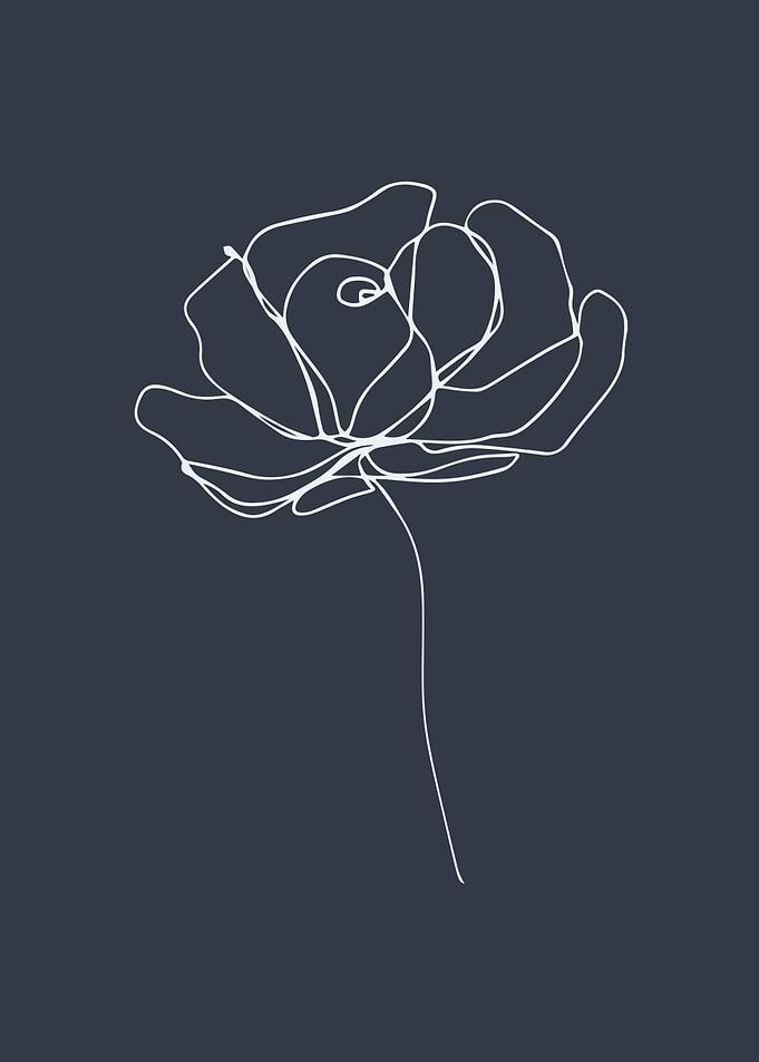 Minimal Art Flower 10