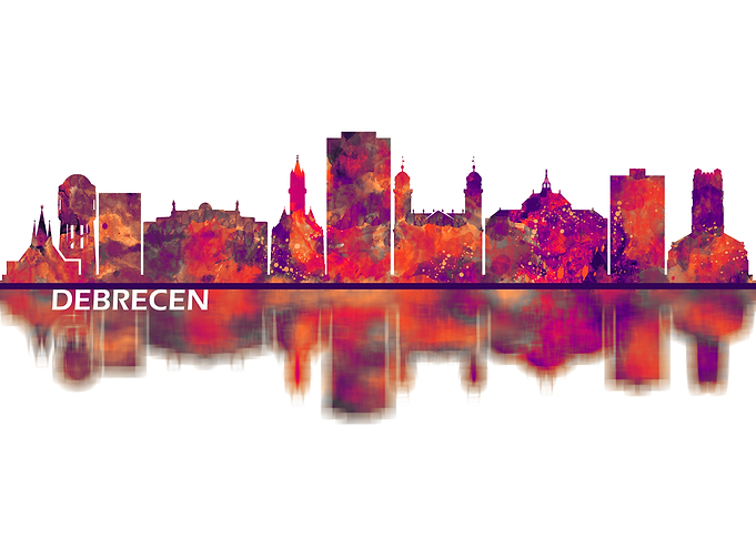 Debrecen Hungary Skyline
