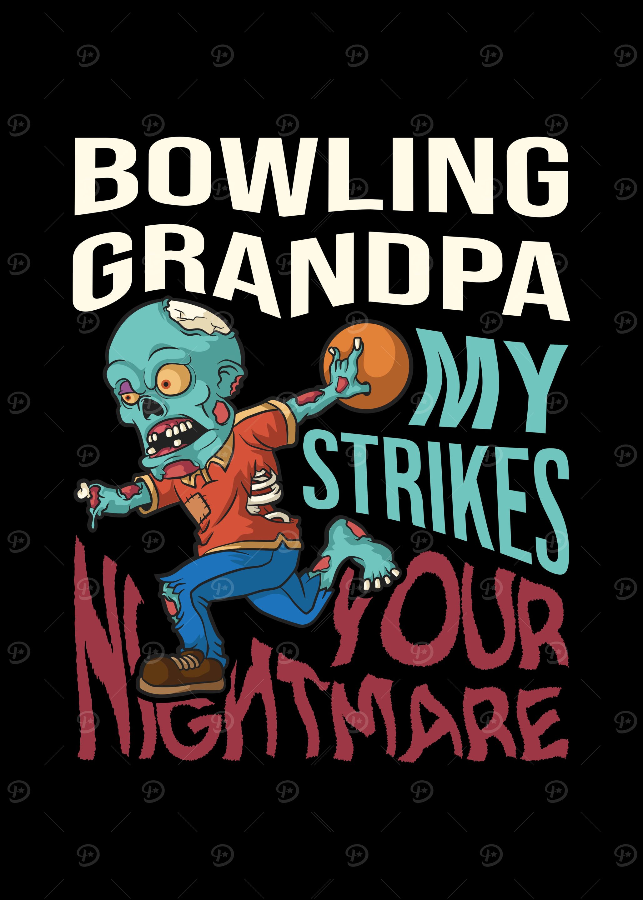 Bowling Grandpa Bowler