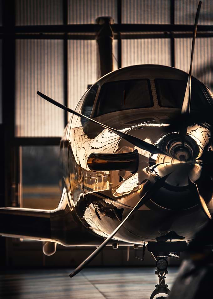 Sun Set Airplane
