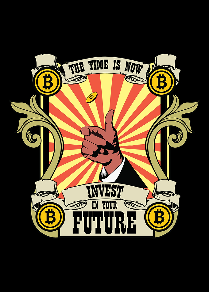 Bitcoin Retro Vintage