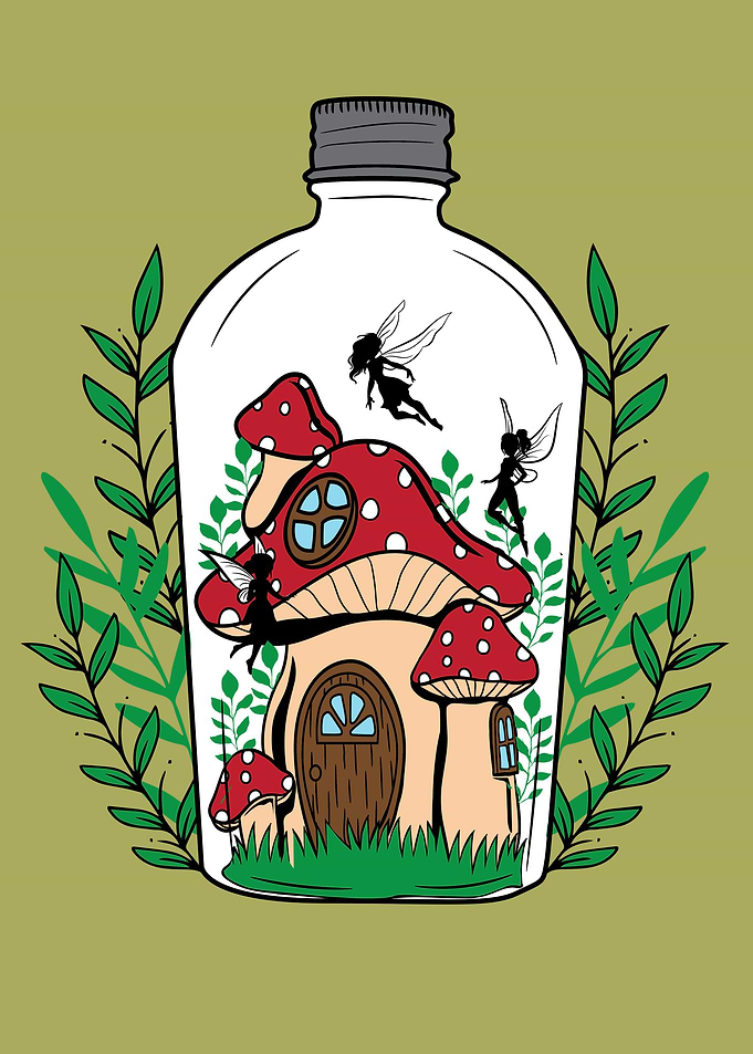 Cottagecore Mushroom House