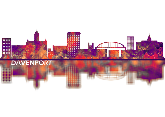 Davenport USA Skyline