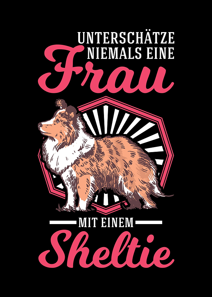Sheltie Frau Htehund