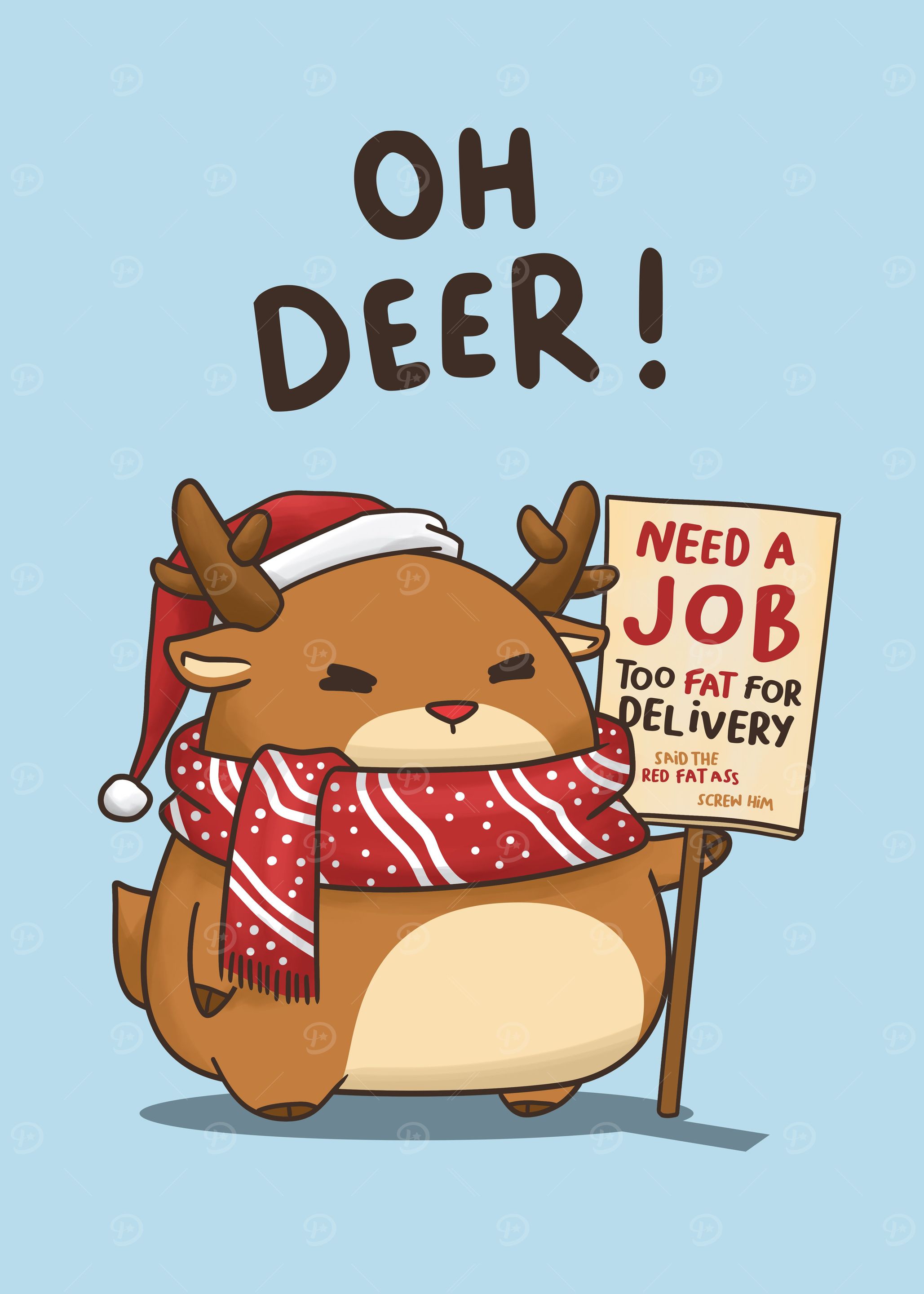 Oh Deer Christmas Reindeer