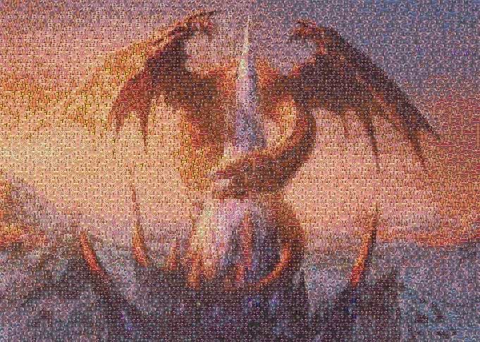 Dragon Lair Photo Mosaic