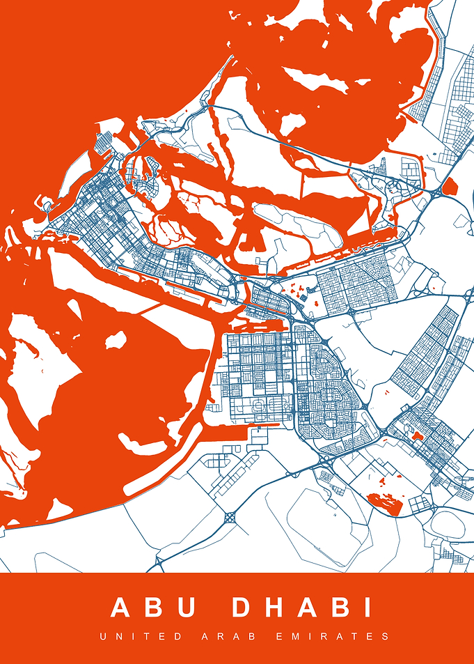 Abu Dhabi City Map