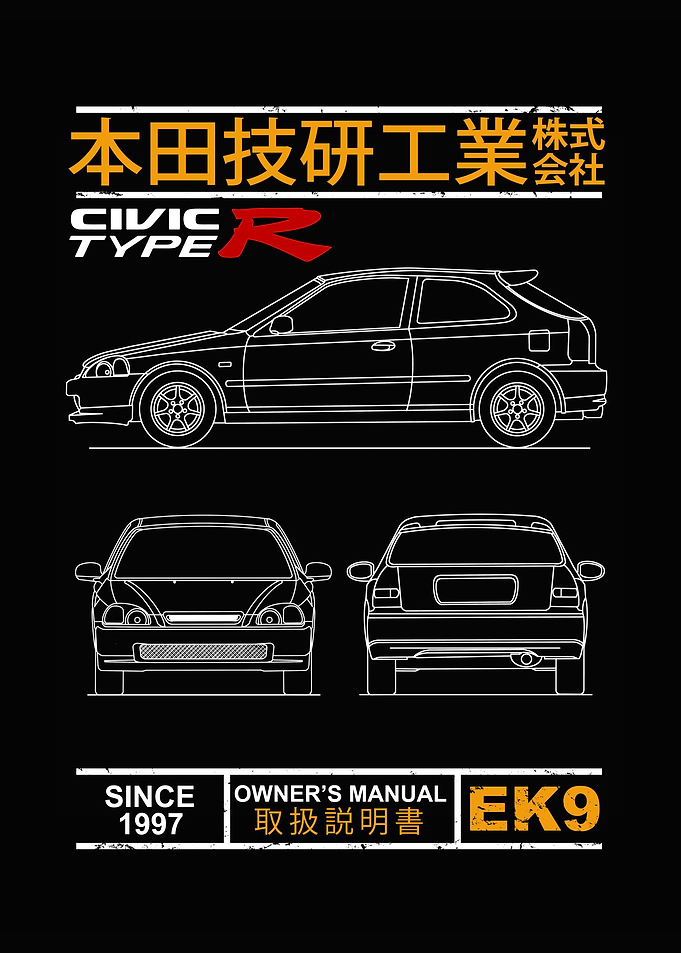 Blueprint of the Civic R