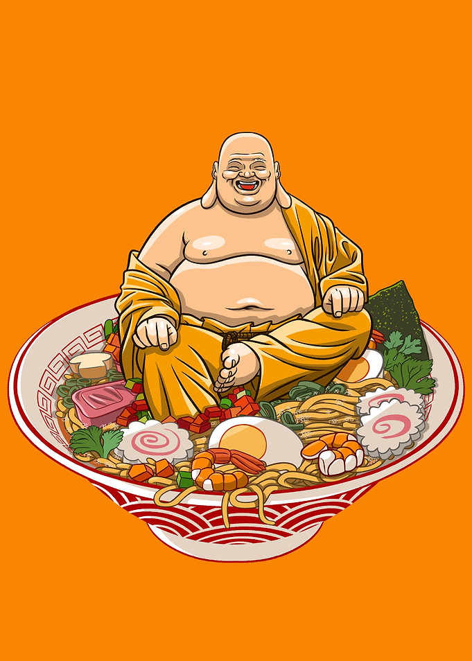 Fat monk on ramen
