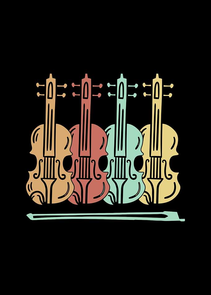 Violin Violinist Retro