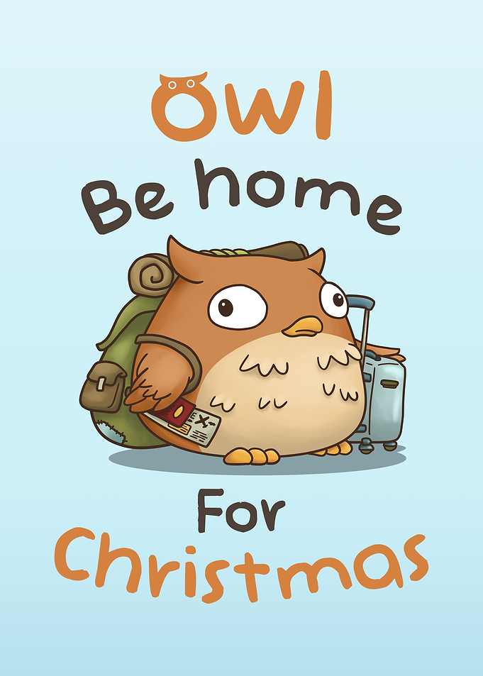 Owl Be Home For Christmas