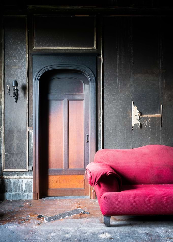 Burned Bedroom