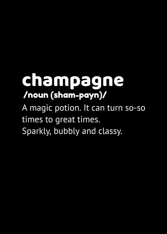 Champagne Definition Fun