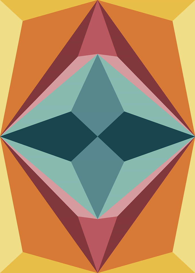 70s Geometric Pattern 1