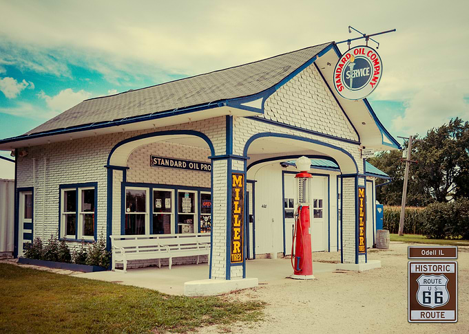Vintage Service Route 66