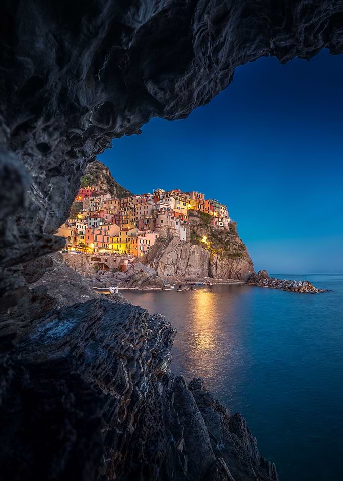 Manarola by night
