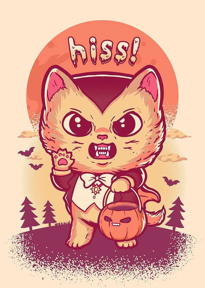 Hiss Vampire Cat