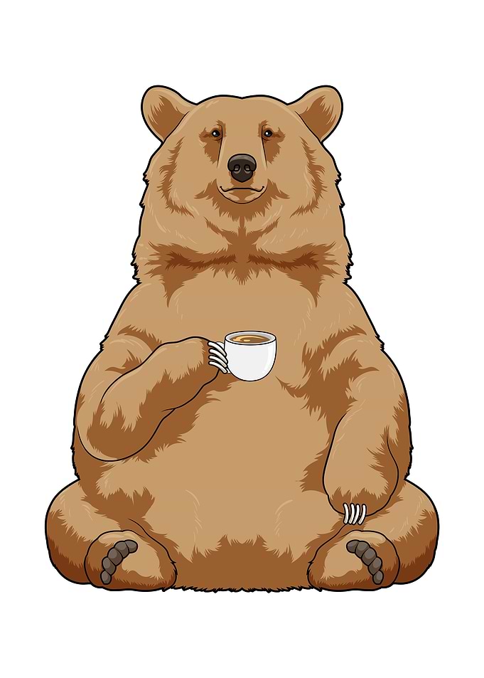 Bear Cup of Coffee
