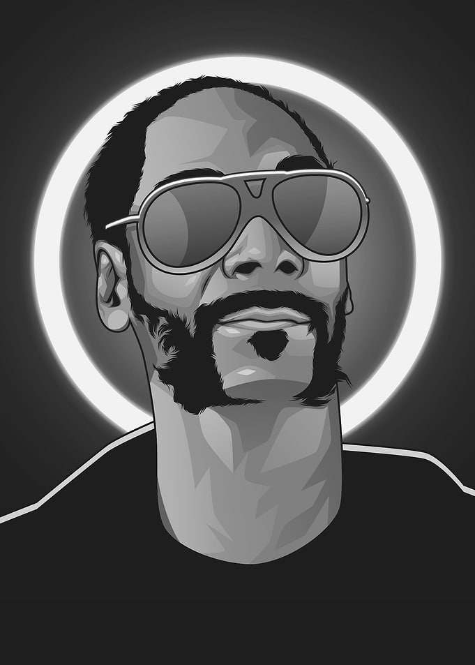 Snoop Dogg Grayscale