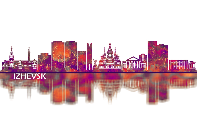 Izhevsk Russia Skyline