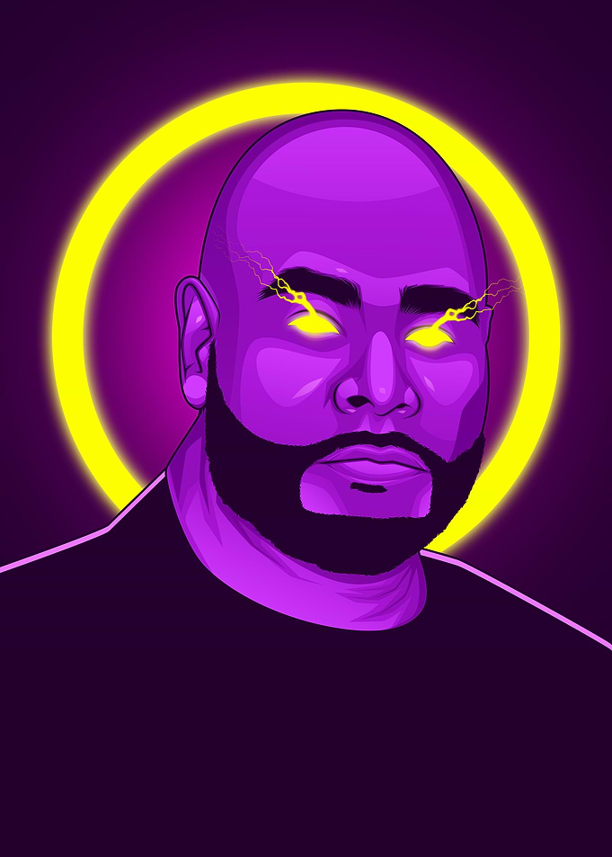 Fat Joe Neon Rapper
