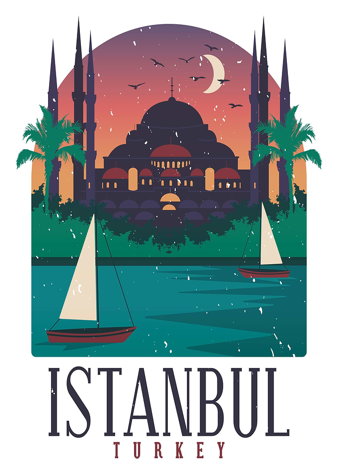 Istanbul city Poster