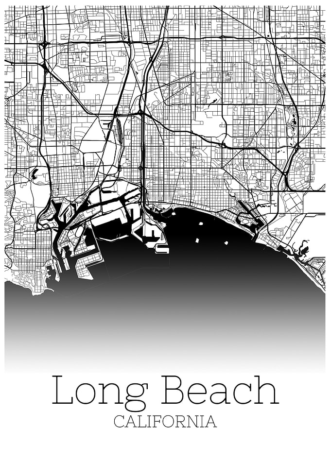 Long Beach California map