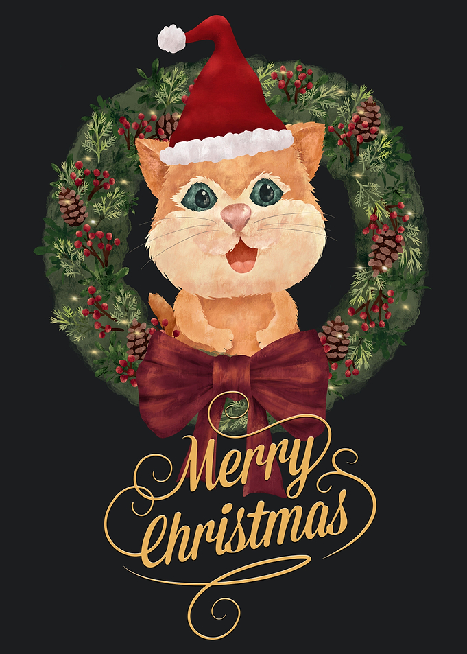 Merry Christmas Cat lover