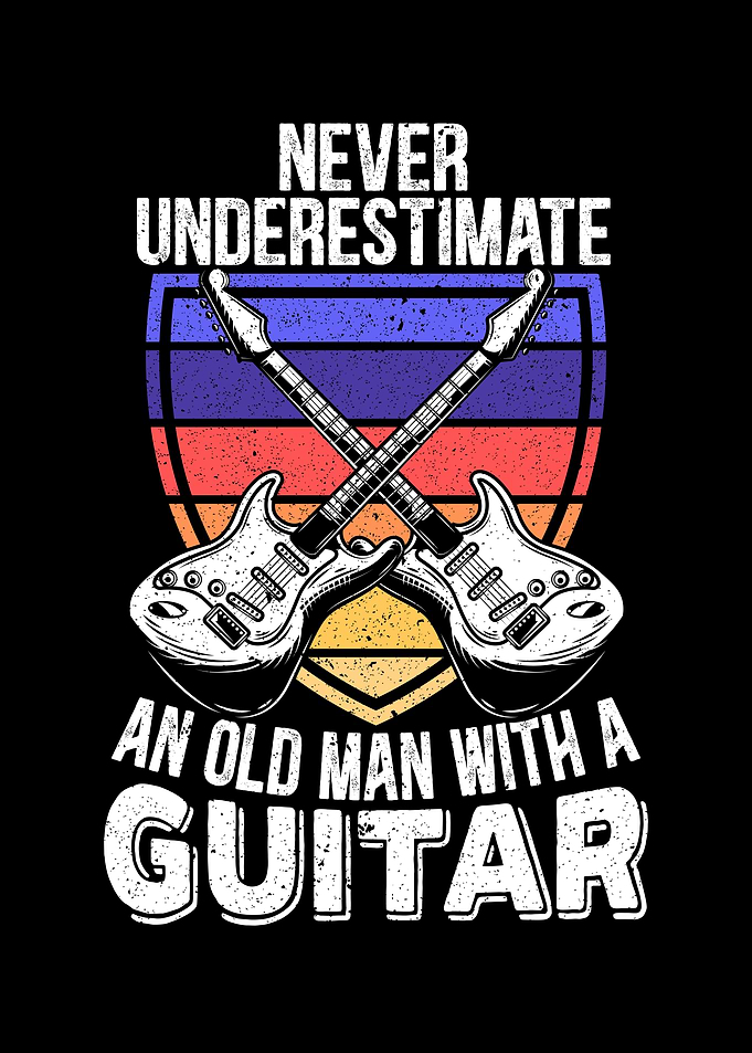 An Old Man With A Guitar