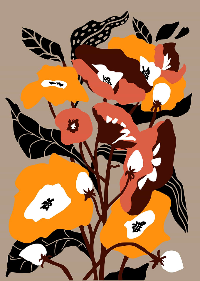Gardenflowers by day